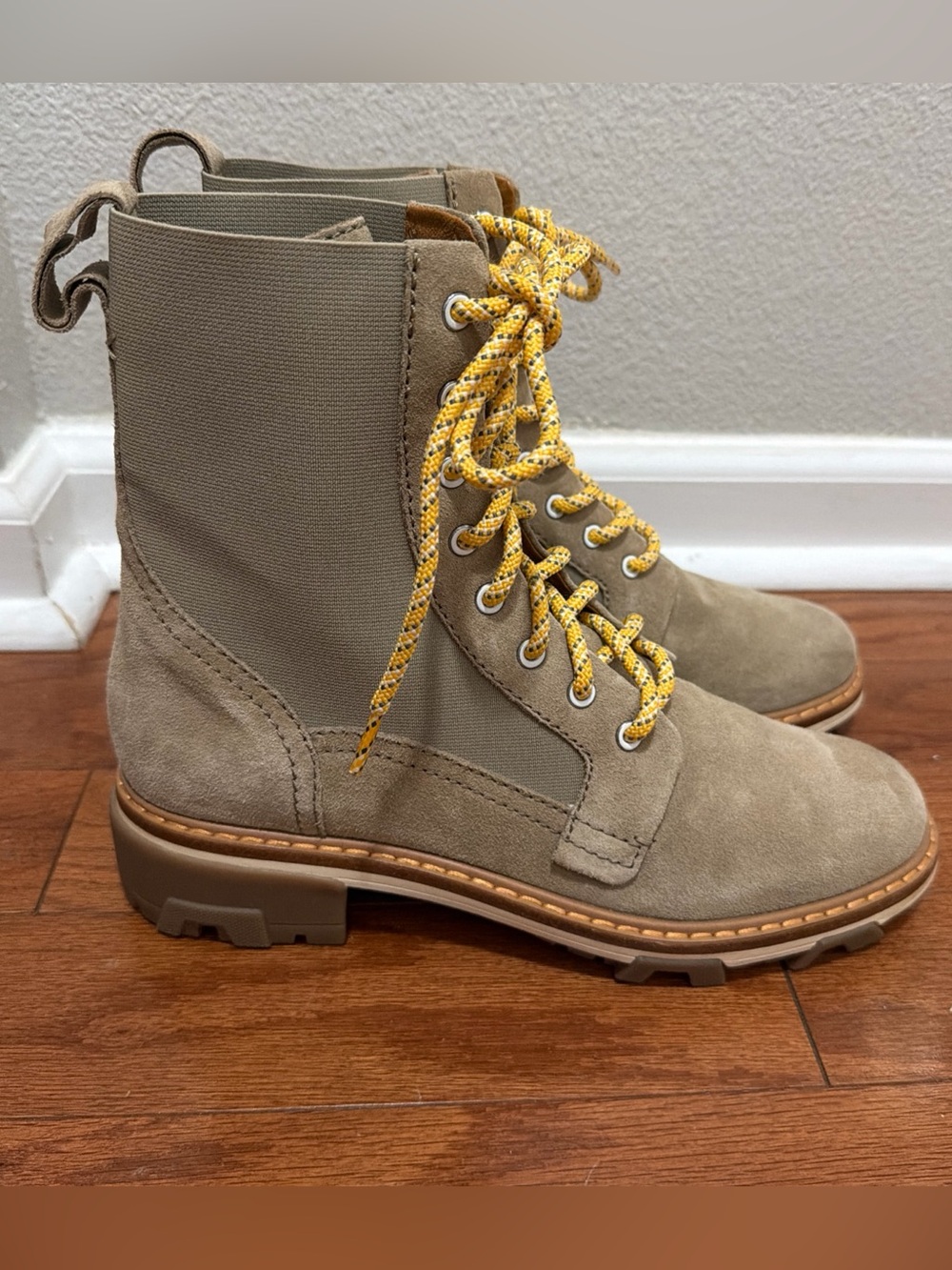 Rag & Bone Womens Shiloh Combat Boots in Light Sand Size US 10 - 40 ** $595